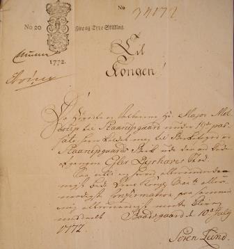 S.N. Lunds ans�gning om hvervet som birkedommer